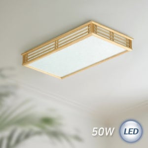 LED 수려한 원목 직사각 50W