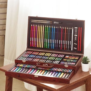 드림아트 어린이선물 미술세트 드림아트 201종 색연필 크레용 크레파스 물감 화방용품