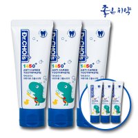 닥터초이스 안티캐리어스 1450 어린이 고불소 치약 60g x 3개 주니어 키즈 초등학생 아동 불소 연세대 치과