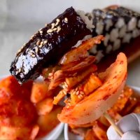 통영 한성 충무김밥 풀세트 포장 택배 석박지 반찬 맛집 3인분