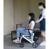여행용 휠체어 가정용 접이식 경량휠체어 수동 휴대용