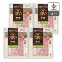 CJ제일제당 씨제이제일제당 더건강한 베이컨 90g X 4개 베이컨 개 90GX4