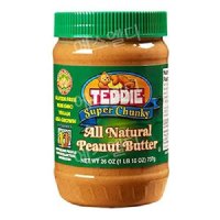 테디 땅콩 버터 청키 Teddie Peanut Butter 글루텐 프리 및 비건 737g