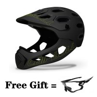 산 크로스 컨트리 자전거 풀 페이스 헬멧 익스트림 스포츠 안전 헬멧 2