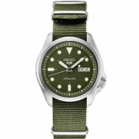 Men Sport Automatic Stainless Case Fabric Dat - SEIKO Men Sport Automatic Stainles SRPE65K1