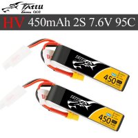 Tattu 고전압 Lipo 배터리 팩 XT30 플러그 롱 팩 450mAh 7 6V 95C 2S1P