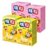 제티 바나나맛 40T 제티 딸기맛 40T