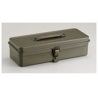 토요 스틸 툴박스 트렁크 1팩 밀리터리 그린 TOYO Steel Toolbox Trunk Shape Military T-320