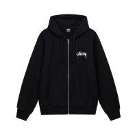 스투시후드티 후드집업 남녀공용 월드 월드투어 STUSSY 로고 티 베이직 후드