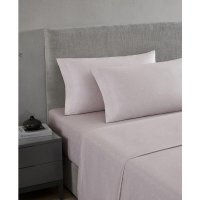 [Vera Wang] 4 Piece Eyelet Thread Count 800 Sateen Sheet Set, Queen