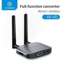 Hagibis 4K HD VGA HDMI-compatible Adapter TV Stick Wireless WiFi Display Dongle Screen Mirroring Vid