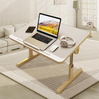 Computer Desk For Bed Folding Laptop Desk Adjustable Height Home Office Furniture 60x40cm Bearing 40