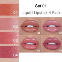 Cigarette Shape Lipstick 4 Colors Matte Lip Gloss Long Lasting Unfading Lip Makeup Cosmetic Lip Tint