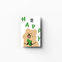 [고스티] 꽃카 - Happy yum! 카드 커버 스티커 스티커/Sticker