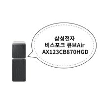 삼성전자 비스포크 큐브Air AX123CB870HGD