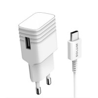 솔루엠 15W USB 고속 충전기 어댑터 + C타입 케이블