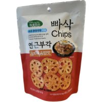 선명 빠삭칩 연근부각 김치볶음밥맛 40g 3개 찹쌀부각 매콤달콤 시즈닝 간식