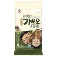 간편식 CJ 여름별미 가쓰오 소바 메밀생면 1136 8g 4인분 메밀국수 점심메뉴 식사대용 냉모밀 더운여름 시