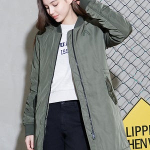 버커루 버커루 여성 항공 자켓 (카키)
