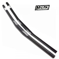 MCFK 3K Carbon Fiber MTB Bicycle Handlebar Mountain Bike Bars 31.8mm Backsweep 9 Degree Cycling Part