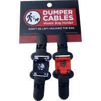 [Dumper Cables]  Dog Waste Bag Holder, 2 count