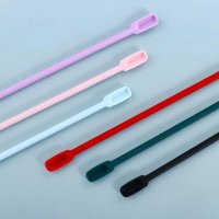 Last Drop Scoop Cosmetic Cream Kitchen Accessories Makeup Brushes Cosmetics Spoon Silicone Spatula D