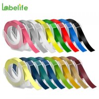 Labelife 1 Roll Dymo 3D Plastic Embossing Tape 9/12mm Compatible for PVC Label Maker DYMO 1610 12965