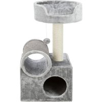 [TRIXIE]  Tolar 33-in Plush Cat Tree &amp; Condo, Gray