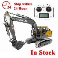 1/14 E111 Remote Control Hydraulic Excavator Model E010 Electric All-metal Alloy Excavator Model Toy