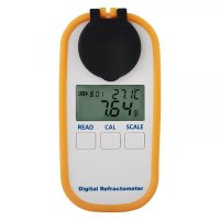 0-80% 알코올 양조 와인 용 VOL Alcoholometer 굴절계 1% 2% 해상도 전자 알코올 측정기가있는 Oenometer 습도계