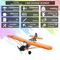 SCG38 1.0M Savage Bobber Balsawood Scale Airplane ARF