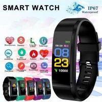 Bracelet 115 Plus Smart Watch Bracelet Waterproof  Pedometer Sports Wristband Watch