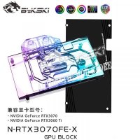 Bykski N-RTX3070FE-X,3070 GPU Water Block For NVIDIA Founders RTX 3070 3060Ti Video Card,GPU Cooler