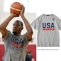 노브랜드 USA 미국 국대 고탄력 기능성 농구 반팔 티셔츠 NBA