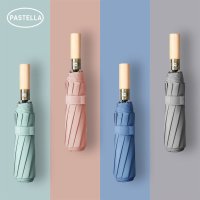 파스텔라 PASTELLA 파스텔우산 3단 자동 원목 우산 PS8