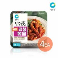 청정원 안주야 매운곱창볶음 160g x 4개