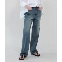 L EAU 4th Loose fit straight jean vint에이지