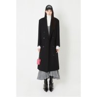 럭키슈에뜨 Overfit Double Long Coat Solid LFCAW22460BKD