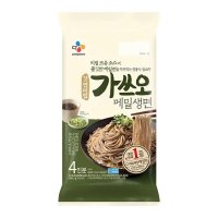 가쓰오메밀생면 4인분 홈메이킹 한끼식사 간단요리 간편식 CJ 여름 식재료 1136 8g 1세트