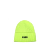 MSGMMSGM fw22 Hats Acrylic Green Fluo Green Hat 297399 297399