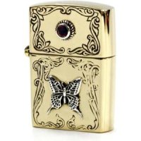 ZIPPO 라이터 오일 황동 아머 지포 나비 미스틱 석영