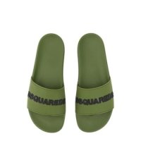 FW22 디스퀘어드2 Espadrille SANDAL WITH LOGO GREEN FFM0023 17205013M1845