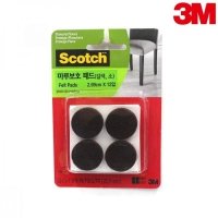 3M 마루보호 원형패드 소 x3개 깔끔 쓰리엠 가구 의자