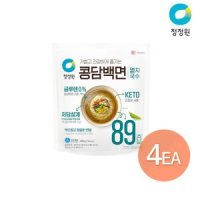 청정원 청정원 콩담백면 멸치국수 2인 404g x 4개