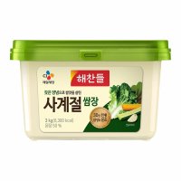 CJ cj 집밥 해찬들 사계절쌈장 3kg 삼겹살 캠핑 파티 자취 엄마손맛 여행 김장