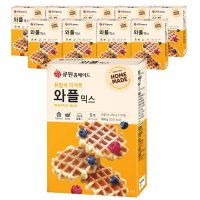 큐원 간편식 와플믹스 500g 10개