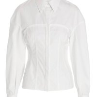 알렉산더맥퀸 빈티지 ALEXANDER McQUEEN fw22 Bustier Shirt Shirt Bl