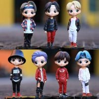 BTS Q Posket 피규어 캐릭터 액션 피규어 선물 7PCS 세트