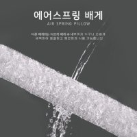 이신우 몽제스타일 친환경 폴리프로필렌 에어코일 스프링 베개 순면 베게커버