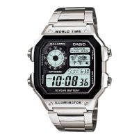 카시오 CASIO 디지털 메탈시계 AE-1200WHD-1A AE1200WHD1A